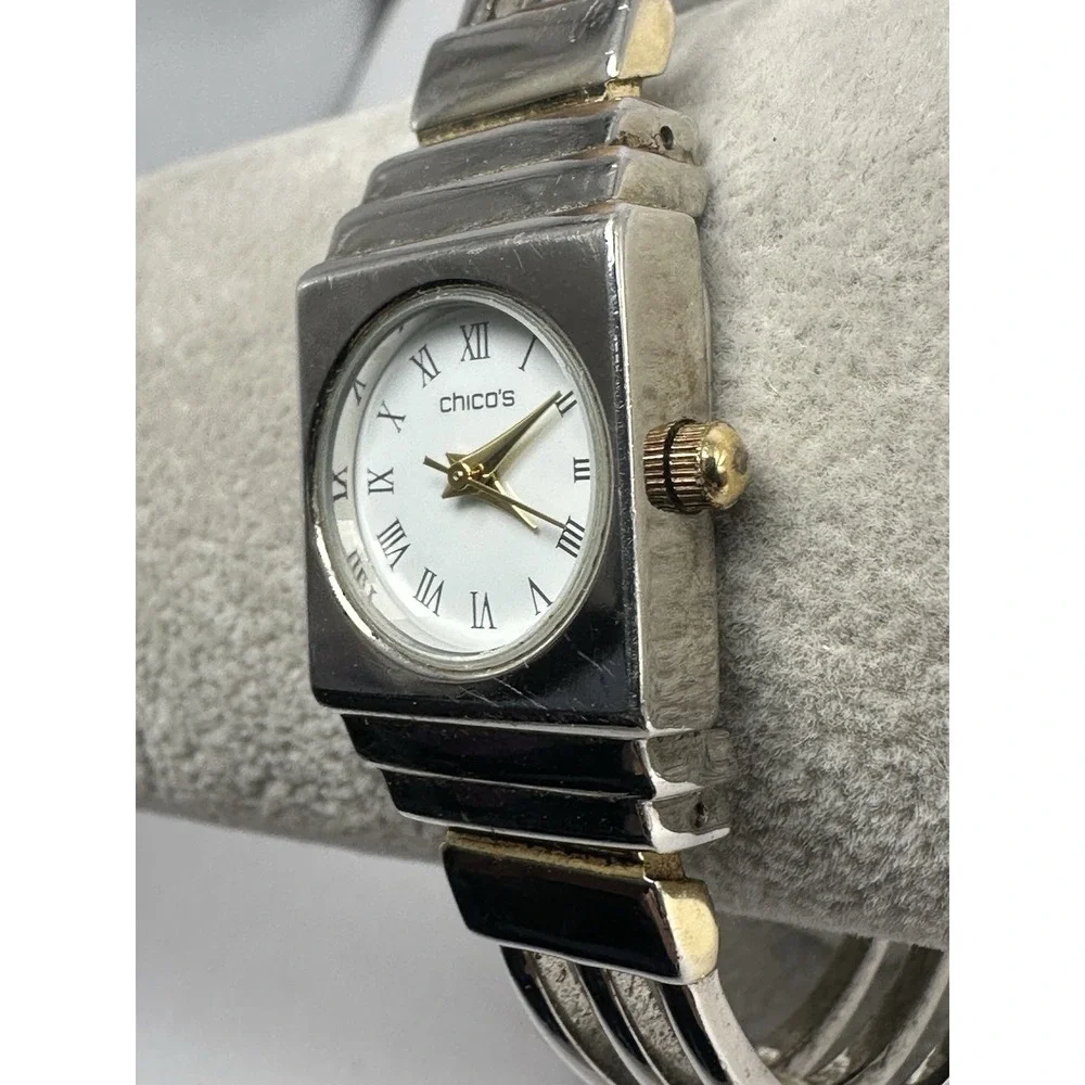 Chico's Ladies Cuff Bangle Watch New Battery 19MM‎ 6.25